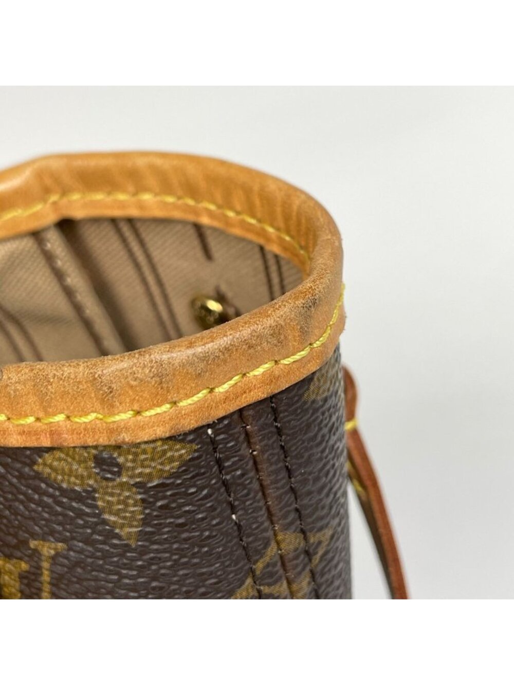 Louis Vuitton Neverfull PM Tote Monogram Brown Beige - Picture 5 of 8